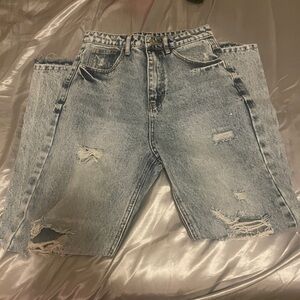 Shein distressed jeans